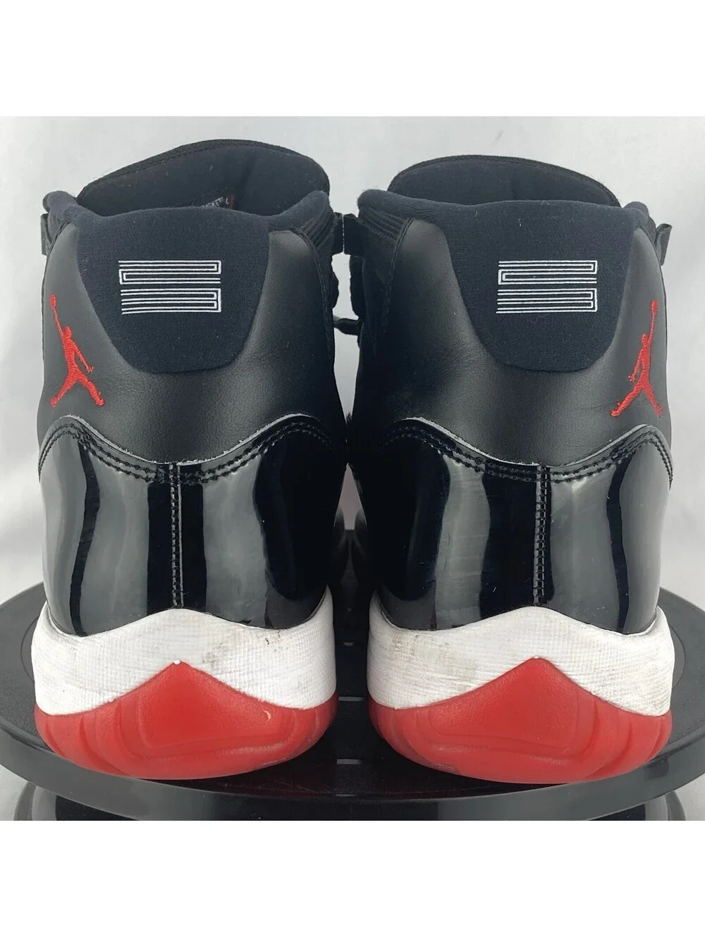 Men’s 9 Nike Air Jordan 11 Retro Bred 2019 Black Varsity Red White 378037-061